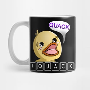 !Quack, Baby Duck, Quackers, Twitch Streamer Emote Mug